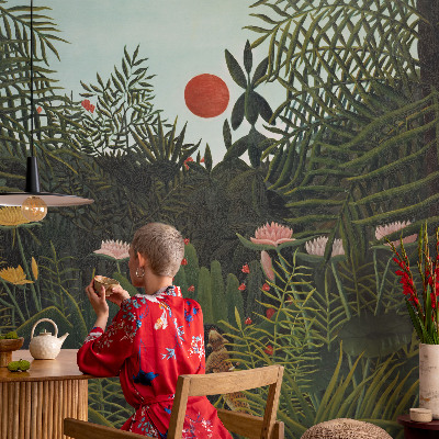 Moderne Vlies-Fototapete mit exotischer Landschaft als Motiv