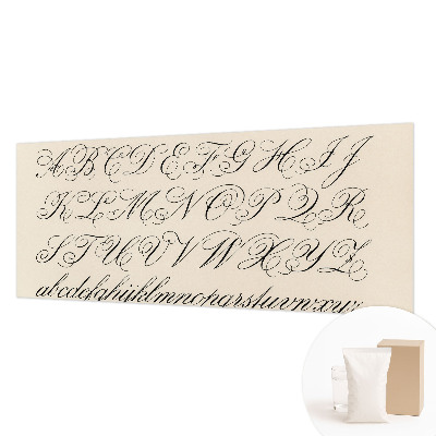 Motivtapete mit kalligrafischem Schriftmotiv