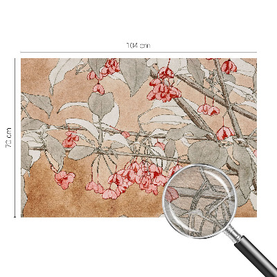 Fototapete fürs Wohnzimmer mit floralem Motiv
