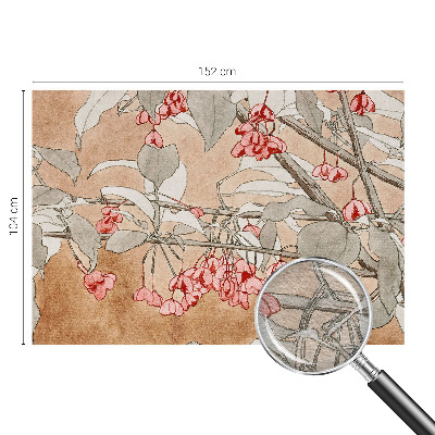 Fototapete fürs Wohnzimmer mit floralem Motiv