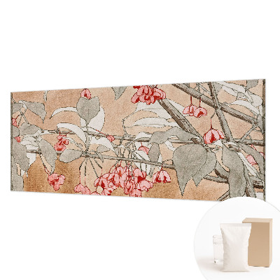 Fototapete fürs Wohnzimmer mit floralem Motiv