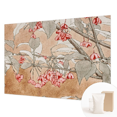 Fototapete fürs Wohnzimmer mit floralem Motiv