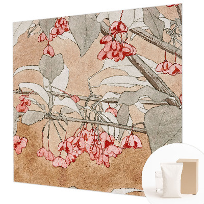 Fototapete fürs Wohnzimmer mit floralem Motiv