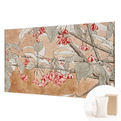 Fototapete fürs Wohnzimmer mit floralem Motiv