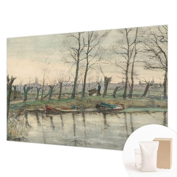 Motivtapete aus Vlies mit einer Winterlandschaft