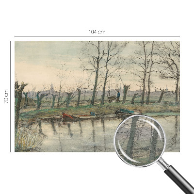 Motivtapete aus Vlies Winterlandschaft