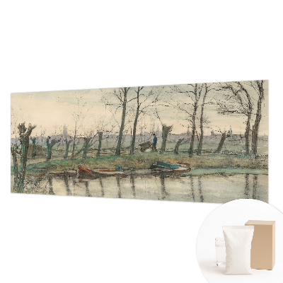 Motivtapete aus Vlies mit einer Winterlandschaft