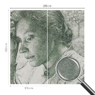 Fototapete aus Vlies Nachdenkliche Frau