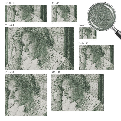 Fototapete aus Vlies mit dem Motiv einer nachdenklichen Frau