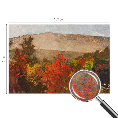 Vliestapete fürs Wohnzimmer mit herbstlichem Panorama-Motiv