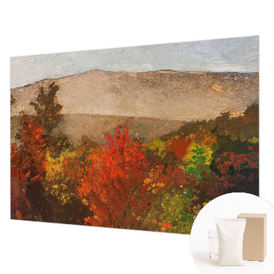 Vliestapete fürs Wohnzimmer mit herbstlichem Panorama-Motiv