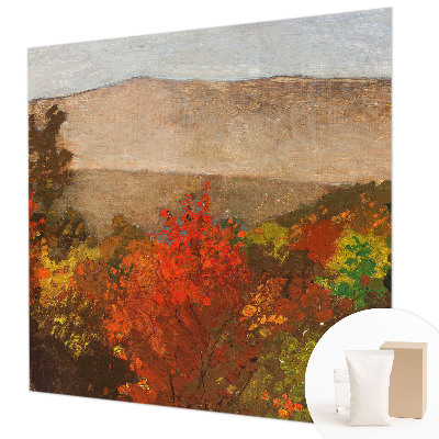 Vliestapete fürs Wohnzimmer mit herbstlichem Panorama-Motiv
