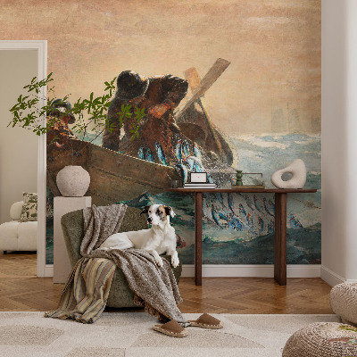 Moderne Vlies-Fototapete mit See-Motiv für ein maritimes Ambiente