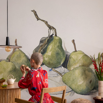 Bildtapete Aquarellbirnen