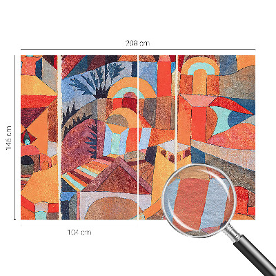 Fototapete Farbenfrohes Mosaik