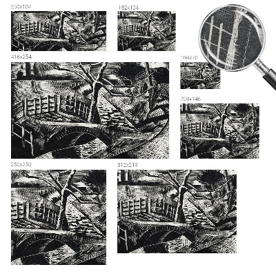 Dekorative Wand-Fototapete mit einer Architekturlandschaft als Motiv