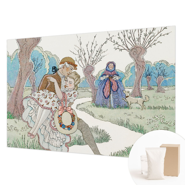 Wandtapete Romantische Szene