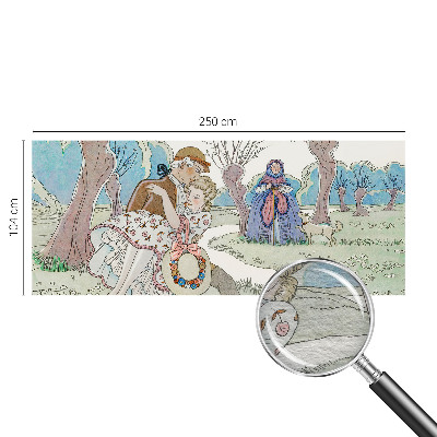 Wandtapete Romantische Szene