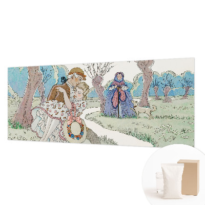 Wandtapete Romantische Szene