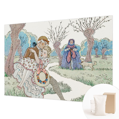 Wandtapete Romantische Szene