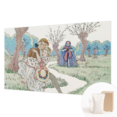 Wandtapete Romantische Szene