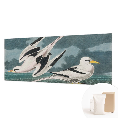 Fototapete fürs Wohnzimmer mit Motiv „Vögel am Meer“