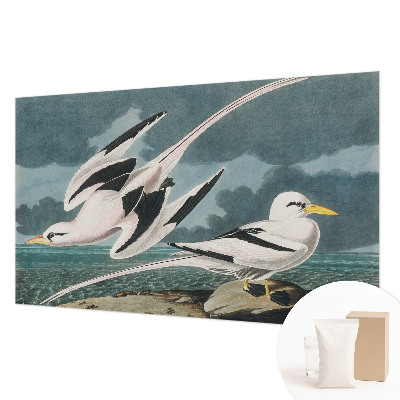 Fototapete fürs Wohnzimmer mit Motiv „Vögel am Meer“