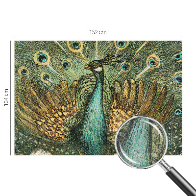 Vlies-Fototapete nach Maß Majestätischer Pfau