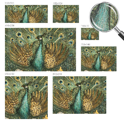 Vlies-Fototapete nach Maß Majestätischer Pfau