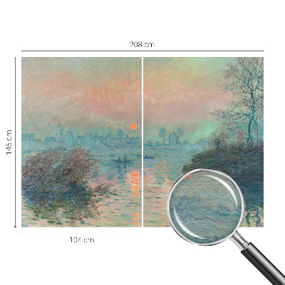 Vlies-Fototapete fürs Schlafzimmer mit einem Motiv atmosphärischer Dämmerung