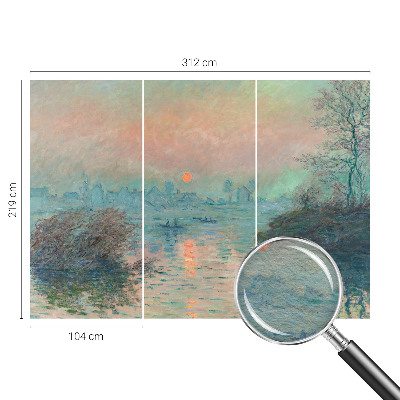 Vlies-Fototapete fürs Schlafzimmer mit einem Motiv atmosphärischer Dämmerung