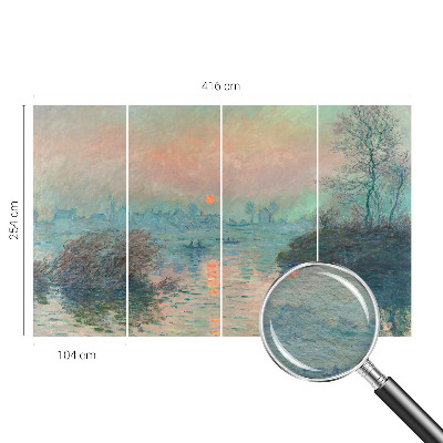 Vlies-Fototapete fürs Schlafzimmer mit einem Motiv atmosphärischer Dämmerung