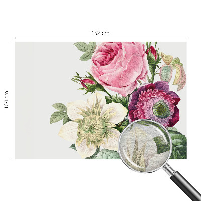 Vliestapete fürs Schlafzimmer Blumenstrauß