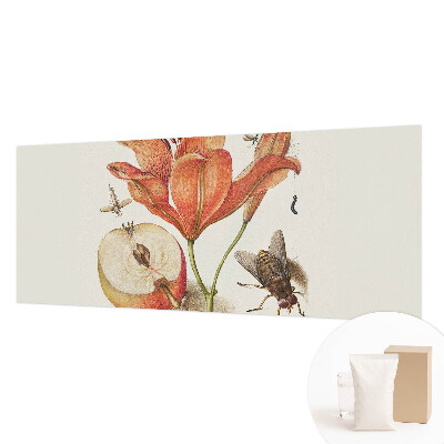 Bedruckte Vlies-Fototapete mit botanischer Illustration