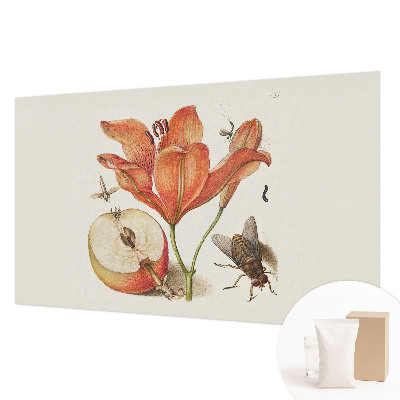 Bedruckte Vlies-Fototapete mit botanischer Illustration