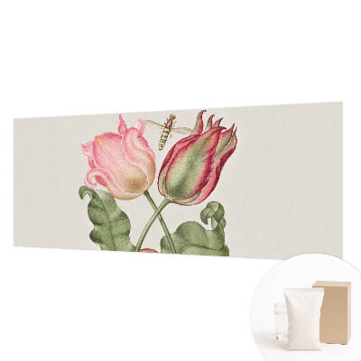 Vliestapete fürs Wohnzimmer mit Tulpenmotiv