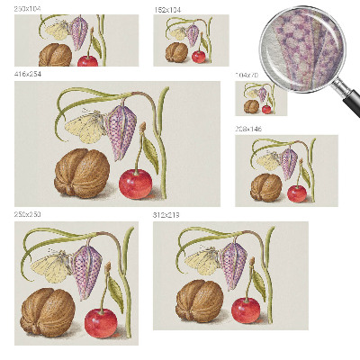 Moderne Vlies-Fototapete Schmetterlingspflanze