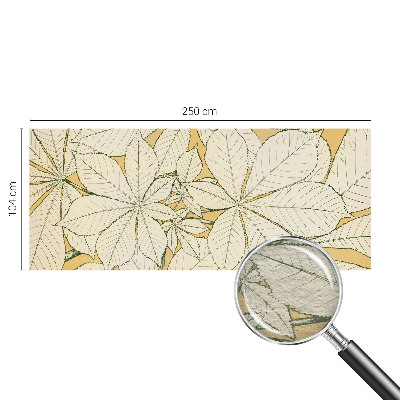 Fototapete nach Maß Kastanienblätter