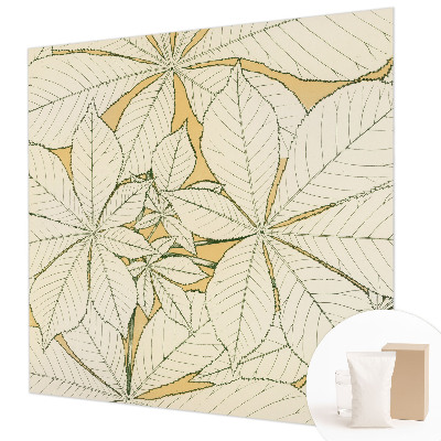 Fototapete nach Maß Kastanienblätter