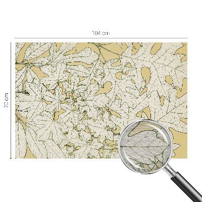 Wand-Fototapete mit Motiv aus Baumblättern