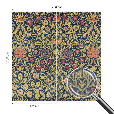 Dekorative Wand-Fototapete Blumenmuster