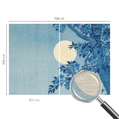 Fototapete Blumenmond