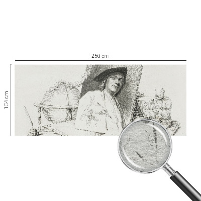 Vlies-Fototapete mit künstlerischem Porträtmotiv
