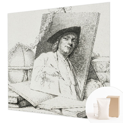 Vlies-Fototapete mit künstlerischem Porträtmotiv