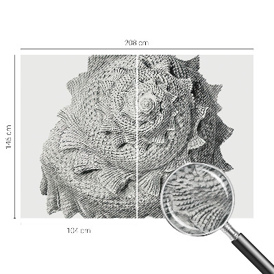 Fototapete fürs Wohnzimmer Die Kunst der Natur