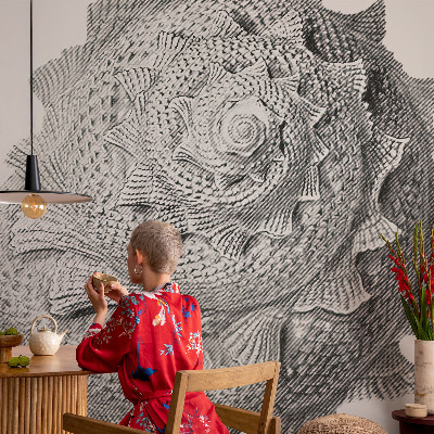 Fototapete fürs Wohnzimmer mit dem Motiv „Die Kunst der Natur“