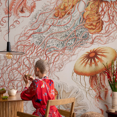 Motivtapete aus Vlies Zierqualle