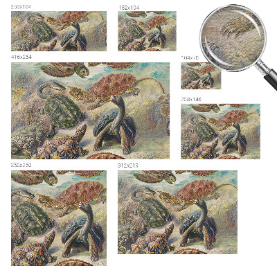 Vlies-Fototapete nach Maß Schildkrötenfauna