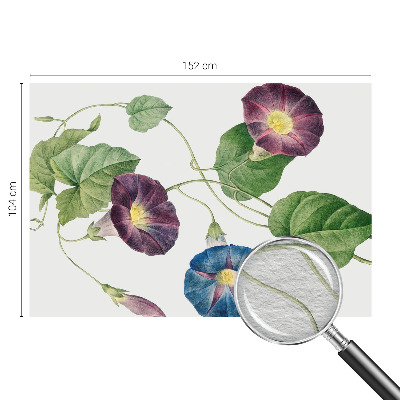 Fototapete aus Vlies mit floraler Eleganz als Wanddekoration