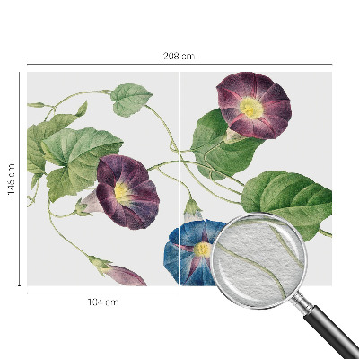 Fototapete aus Vlies mit floraler Eleganz als Wanddekoration